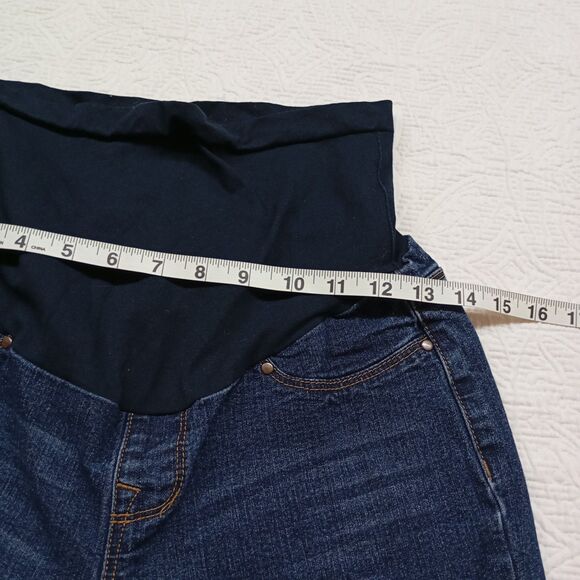 Hybrid & Company Womens Maternity Jeans SZ S (6) Super Comfy Stretch Medium Wash - Picture 8 of 11